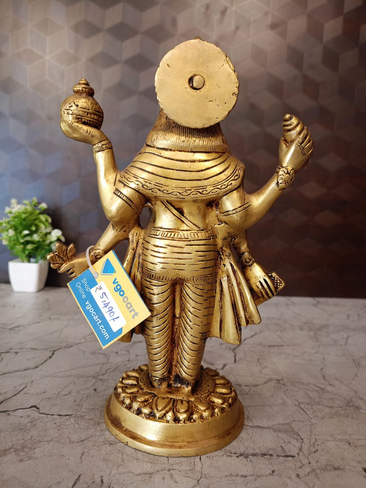 brass dhanvantri iodl pooja gift vgocart coimbatore india1 scaled