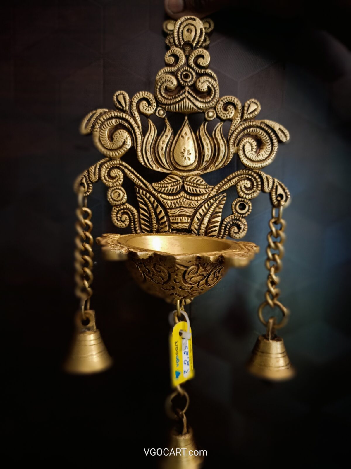 brass wall mount lotus gift vgocart coimbatore india scaled
