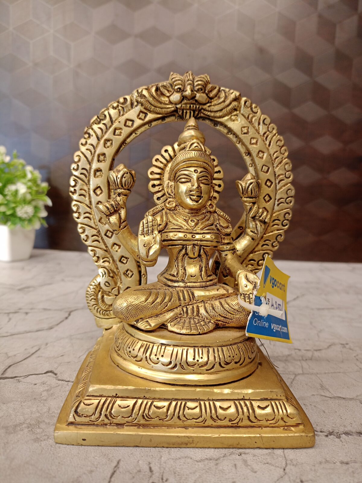 brass arch lakshmi idol pooja gift vgocart coimbatore india scaled