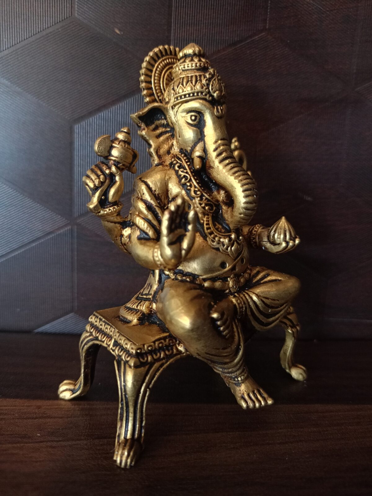 brass fine art ganesha idol pooja gift vgocart coimbatore india2 scaled