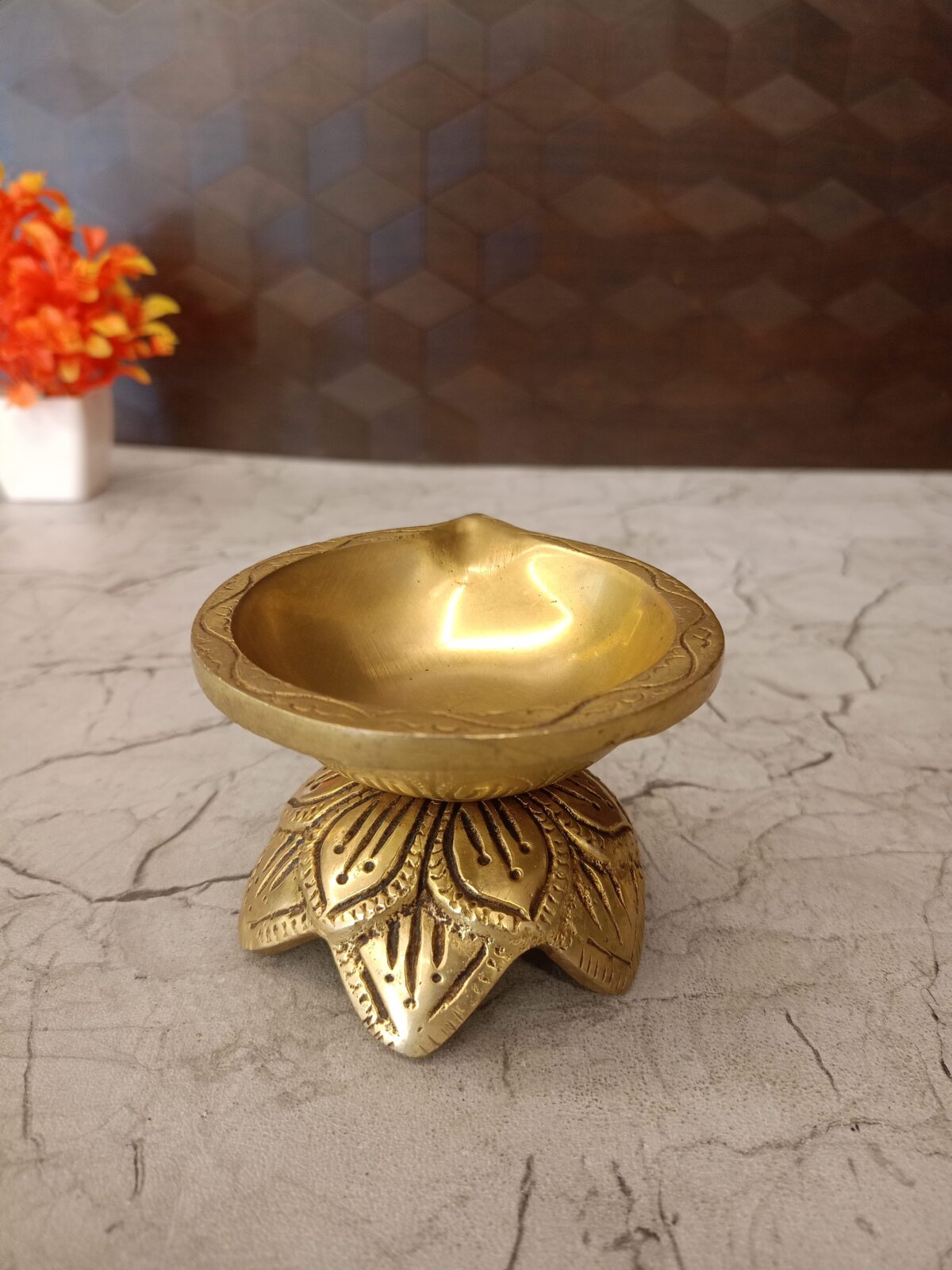 brass leaf diya pooja gift vgocart coimbatore india7 scaled