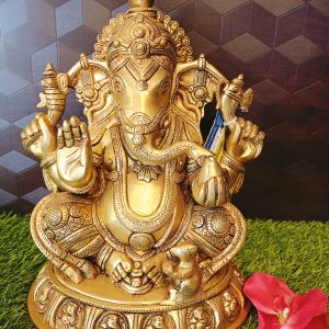 pure-brass-vinayagar-idol-antique-god-vgocart-coimbatore-india