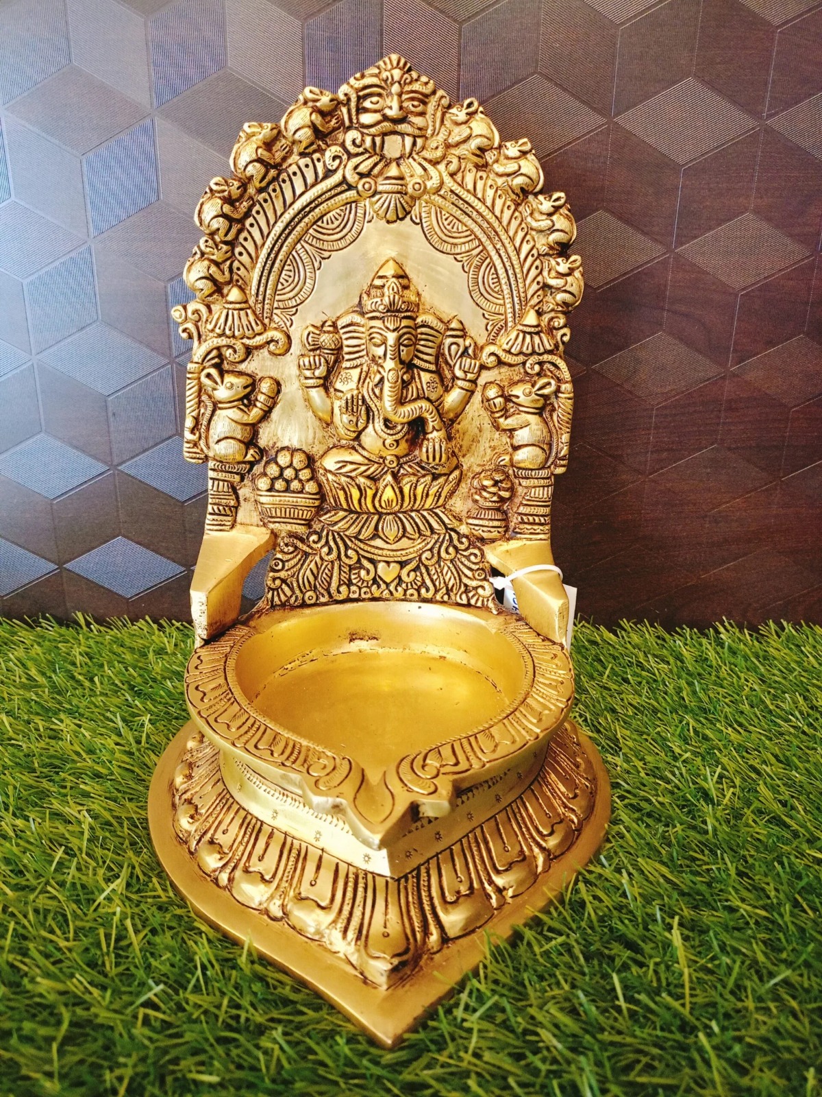 Pure-brass-ganesha-diya-lamp-antique-vgocart-coimbatore