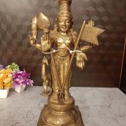 Bronze Big Murugan Idol 18″ / Pure & Antique