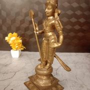 Brass Panchaloha Murugan Idol 12″ / Pure & Antique