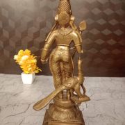 Brass Panchaloha Murugan Idol 12″ / Pure & Antique