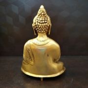 Brass Buddha Idol 9.5″ / Pure & Antique