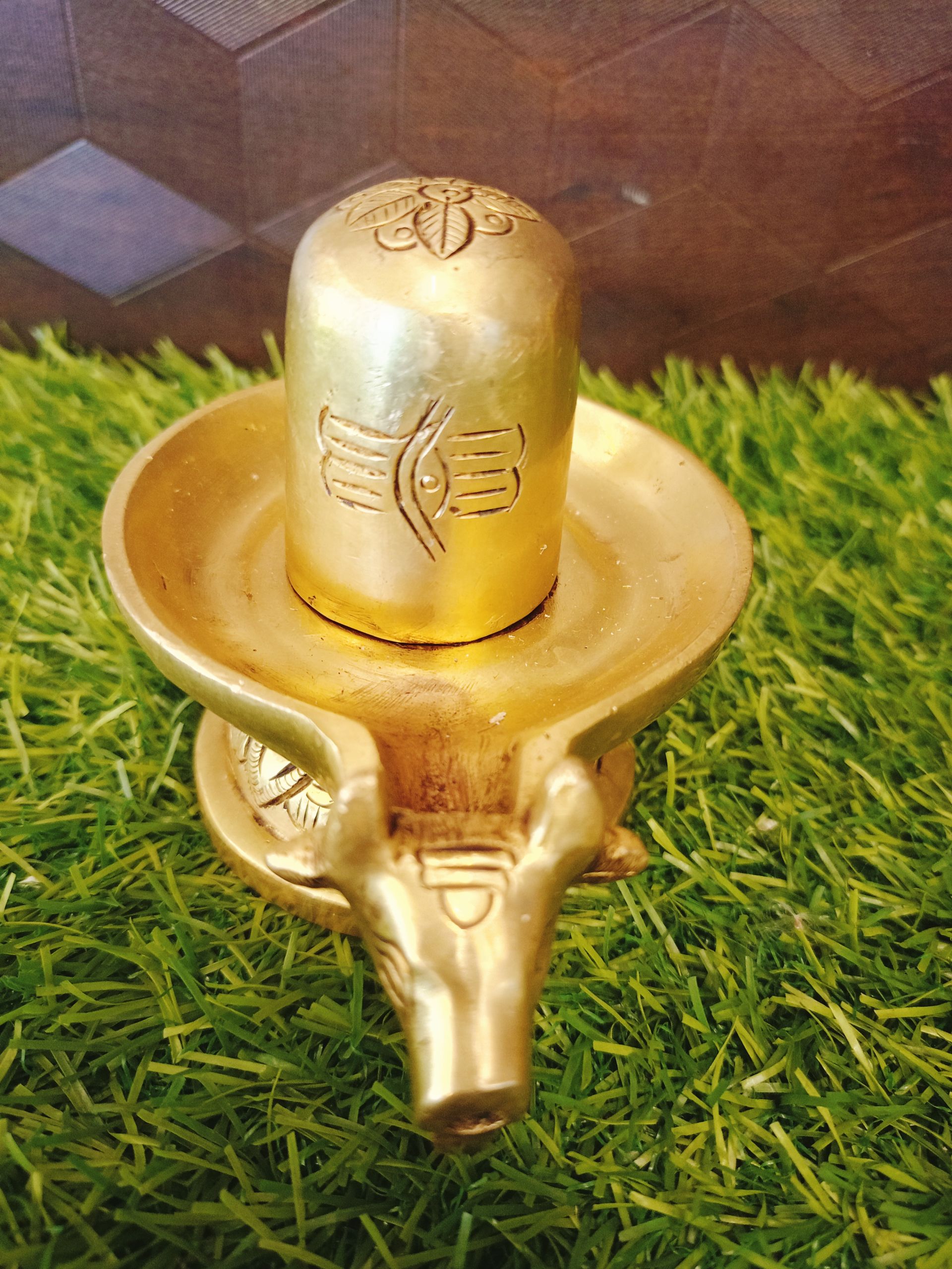 Brass Small Shiva Lingam / Pure & Antique