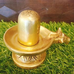 Brass Small Shiva Lingam / Pure & Antique