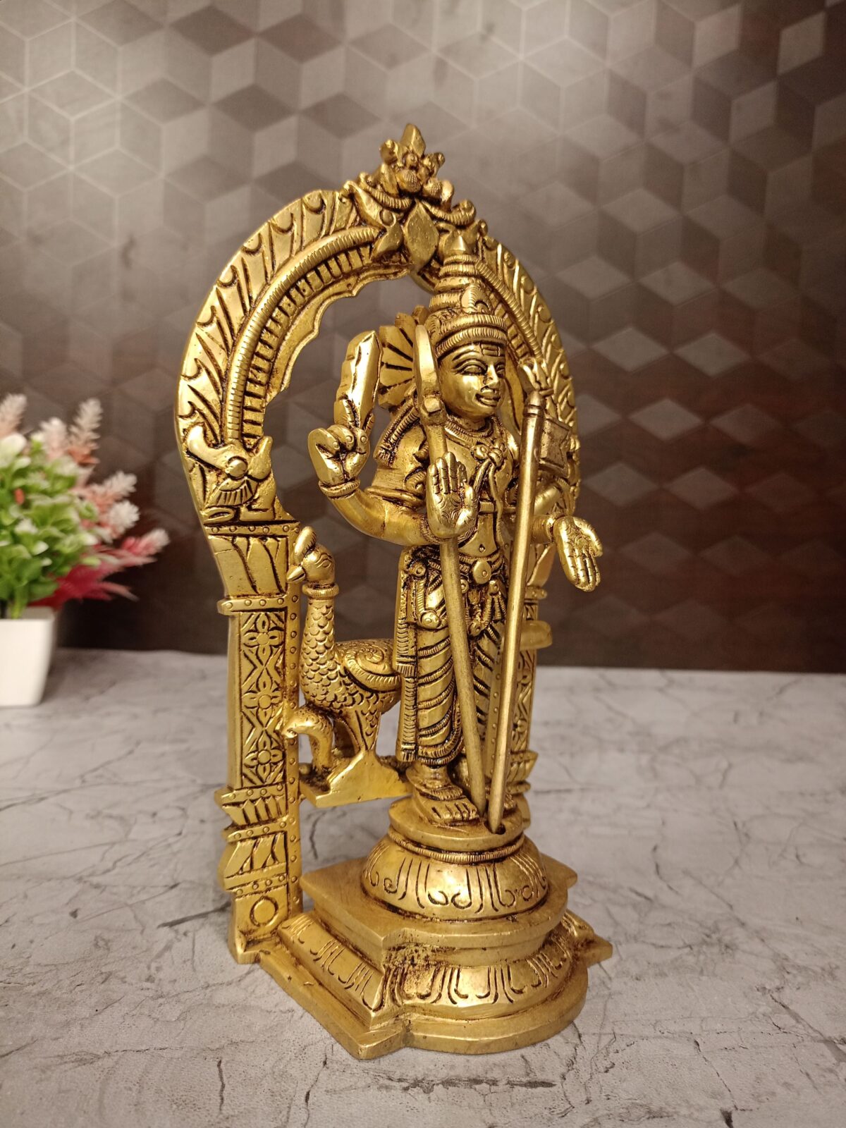brass arch murugan statue pooja gift vgocart coimbatore india3 scaled