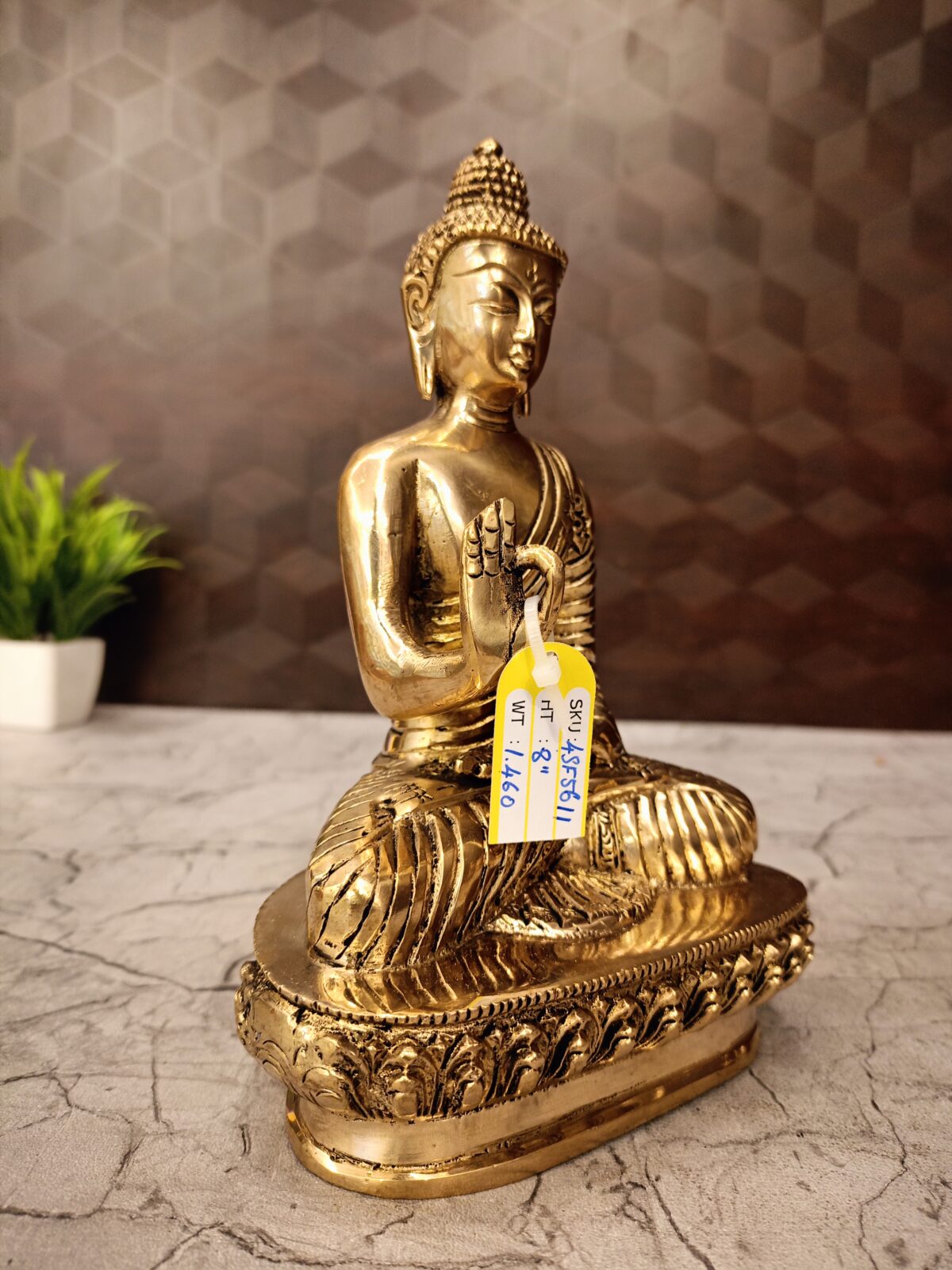 brass buddha idol pooja gift vgocart coimbatore india2 scaled
