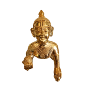 Brass Laddu Gopal Idol 6″