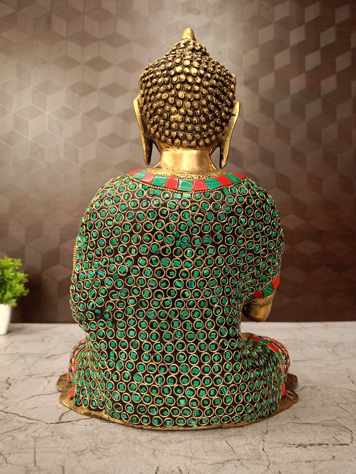 brass stone buddha iol pooja gift home decor coimbatore india3 scaled