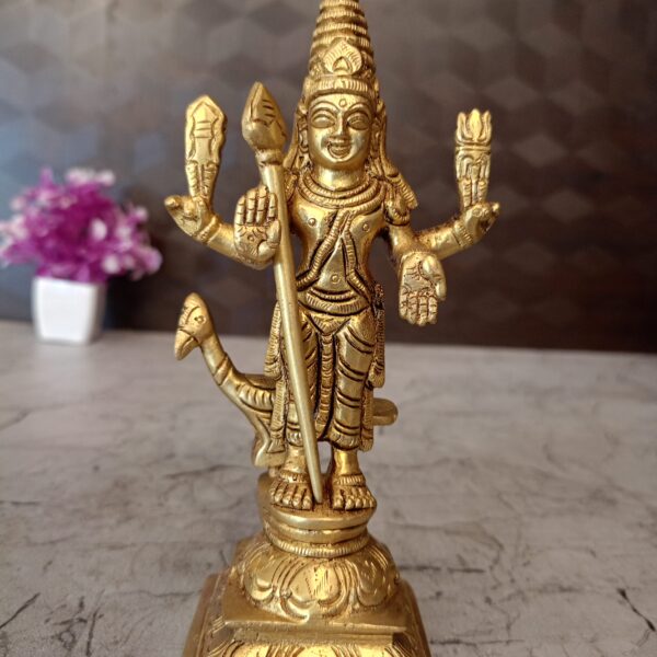 brass superfine murugan statue pooja gift antique vgocart coimbatore india8