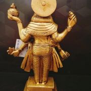 Brass Lord Dhanvantri Idol , Medition God 10″