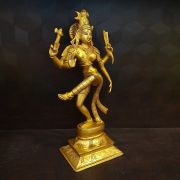 Brass God Ardhanatheeswarar In Dancing Posture Idol 13″