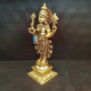 Brass dhanathiri idol , pure & Antique 12″