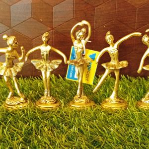 Brass Dancing Ladies Set For Home Decor , Pure & Antique 4″