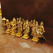 Brass Dasavatharam Set | Lord Of Vishnu Idols 3.5″