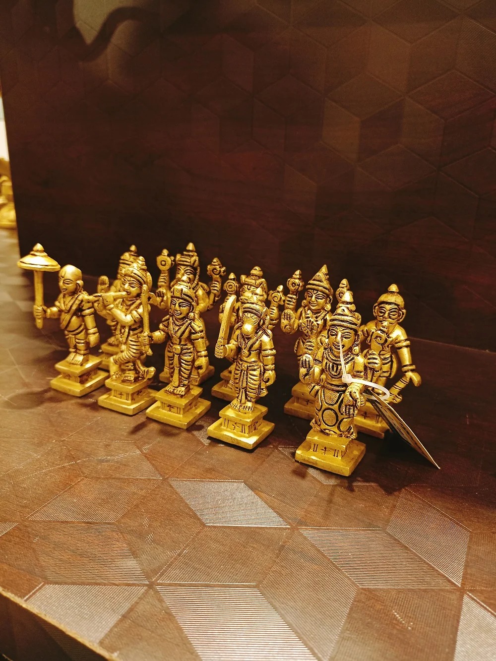 Brass Dasavatharam Set | Lord Of Vishnu Idols 3.5″