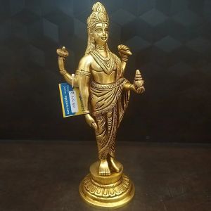 Brass Lord Dhanvantri Big Idol 12″ , Pure & Antique