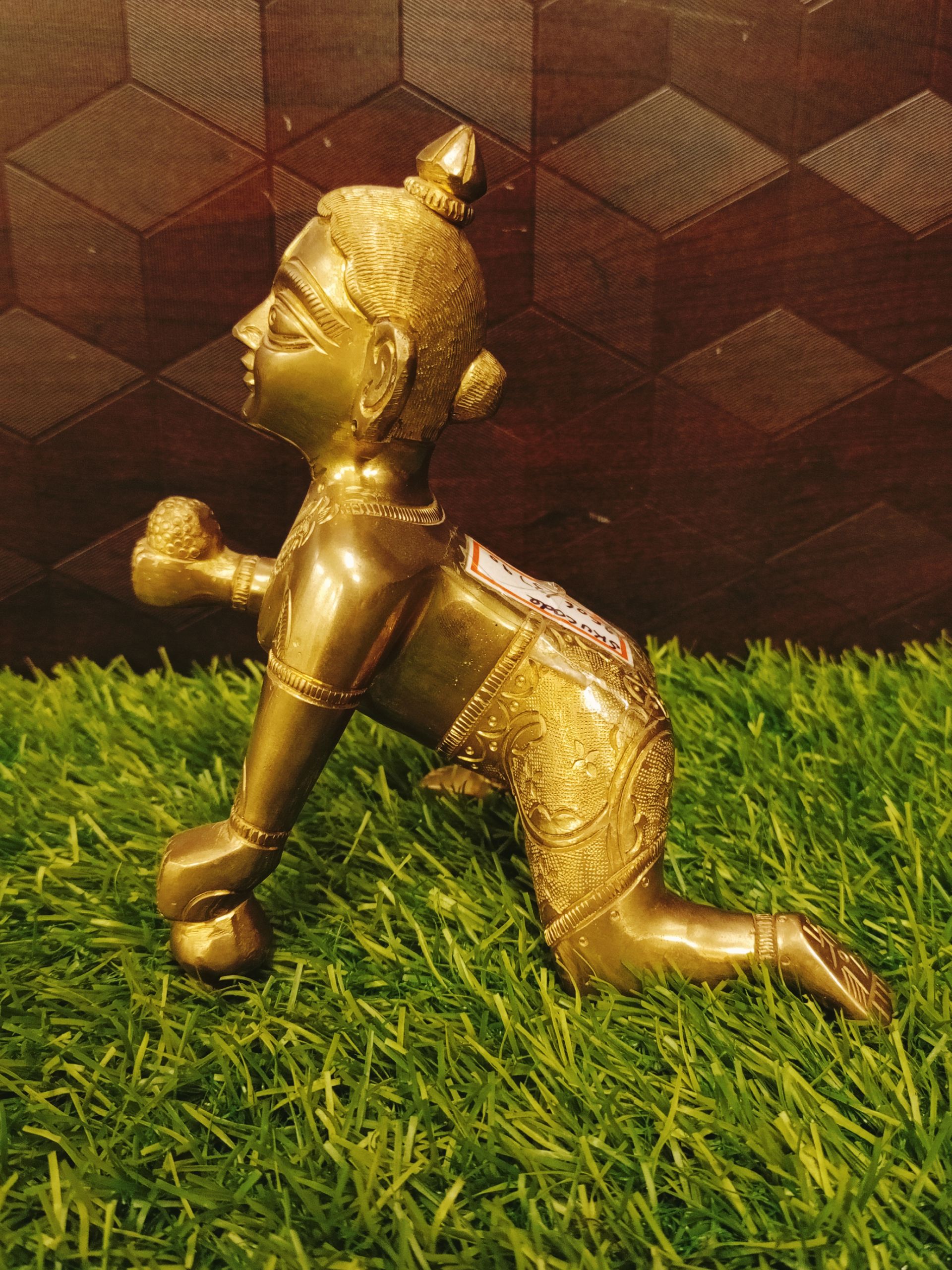 Brass Laddu Gopal Idol 6″