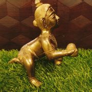 Brass Laddu Gopal Idol 6″