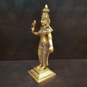 Brass Sitting Sivagami Thaayar Statue , Pure & Antique 10″