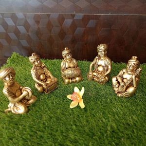 Brass Music Set Idols , Pure & Antique 4″