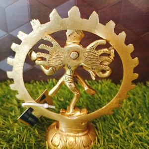 Brass Nataraja Idol , Antique Finish 5.5″