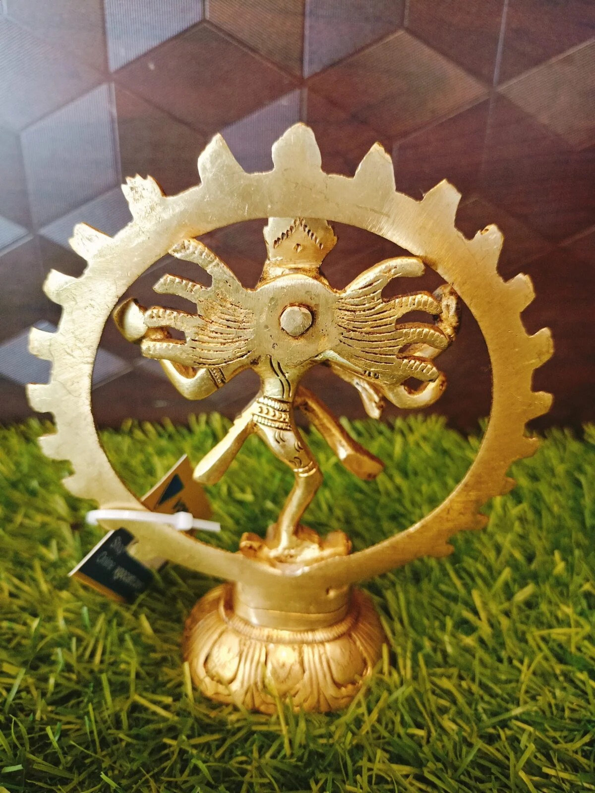 Brass Nataraja Idol , Antique Finish 5.5″