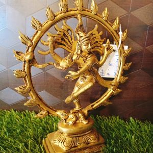 Brass Dancing Natarajar Idol 8″