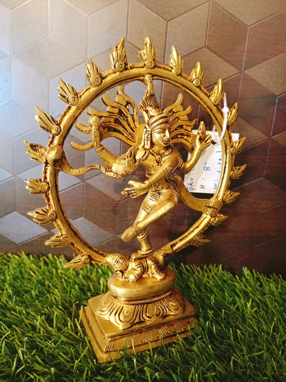 Brass Dancing Natarajar Idol 8″