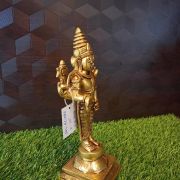 Brass Standing Perumal Idol 10″