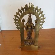 Brass Big Perumal On Tortoise Idol , Pure & Antique 17″