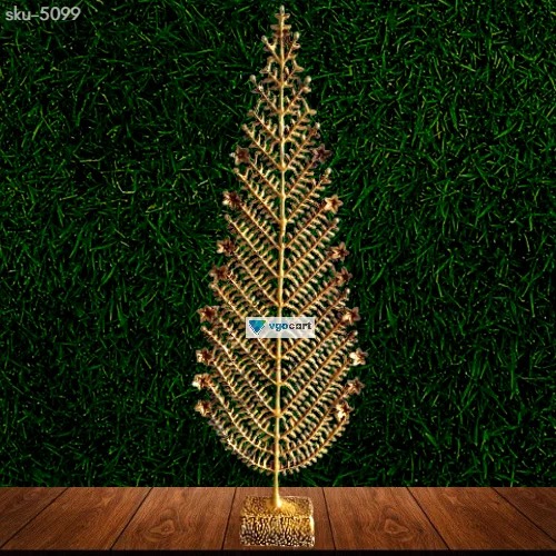 Brass Pine Tree Statue Antique Finish 26.5″