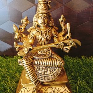 Brass Rajamathangi Idol , Pure & Antique 6″