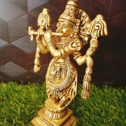 Buy Brass Krishna Idol 7″