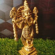 Buy Brass Krishna Idol 7″