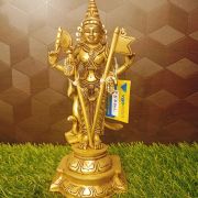 Brass Thiruchendur Murugan Statue , Pure & Antique