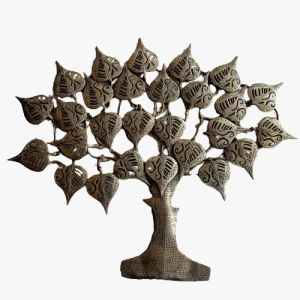 Brass Tree With Designer Leaf 29″