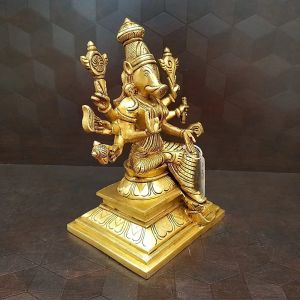 Brass Varahi Amman Idol , Pure & Antique 10″