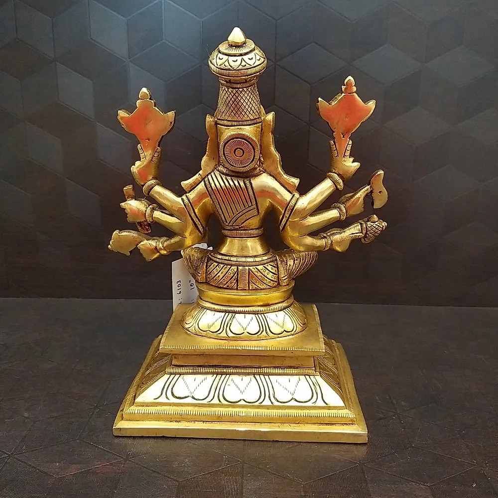 Brass Varahi Amman Idol , Pure & Antique 10″