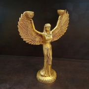 Brass Egyptain Decorative Lady 11.5″ , Pure & Antique