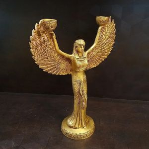 Brass Egyptain Decorative Lady 11.5″ , Pure & Antique