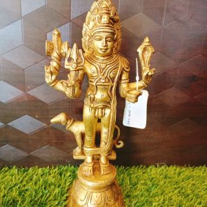 Kala-bhairava-Brass-Statue-For-home-Pooja-scaled