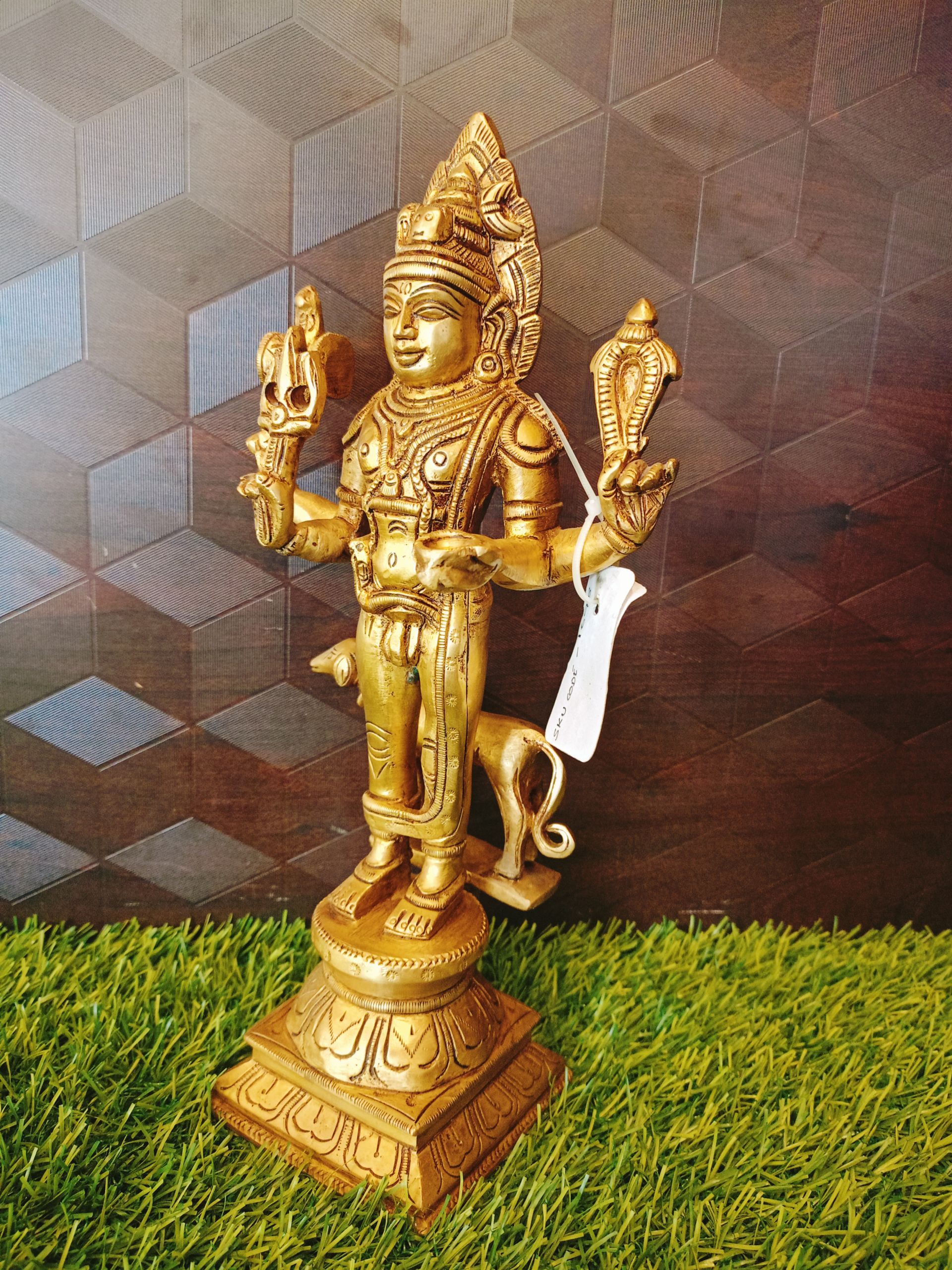 Kala bhairava Brass Statue For Home Pooja 11″