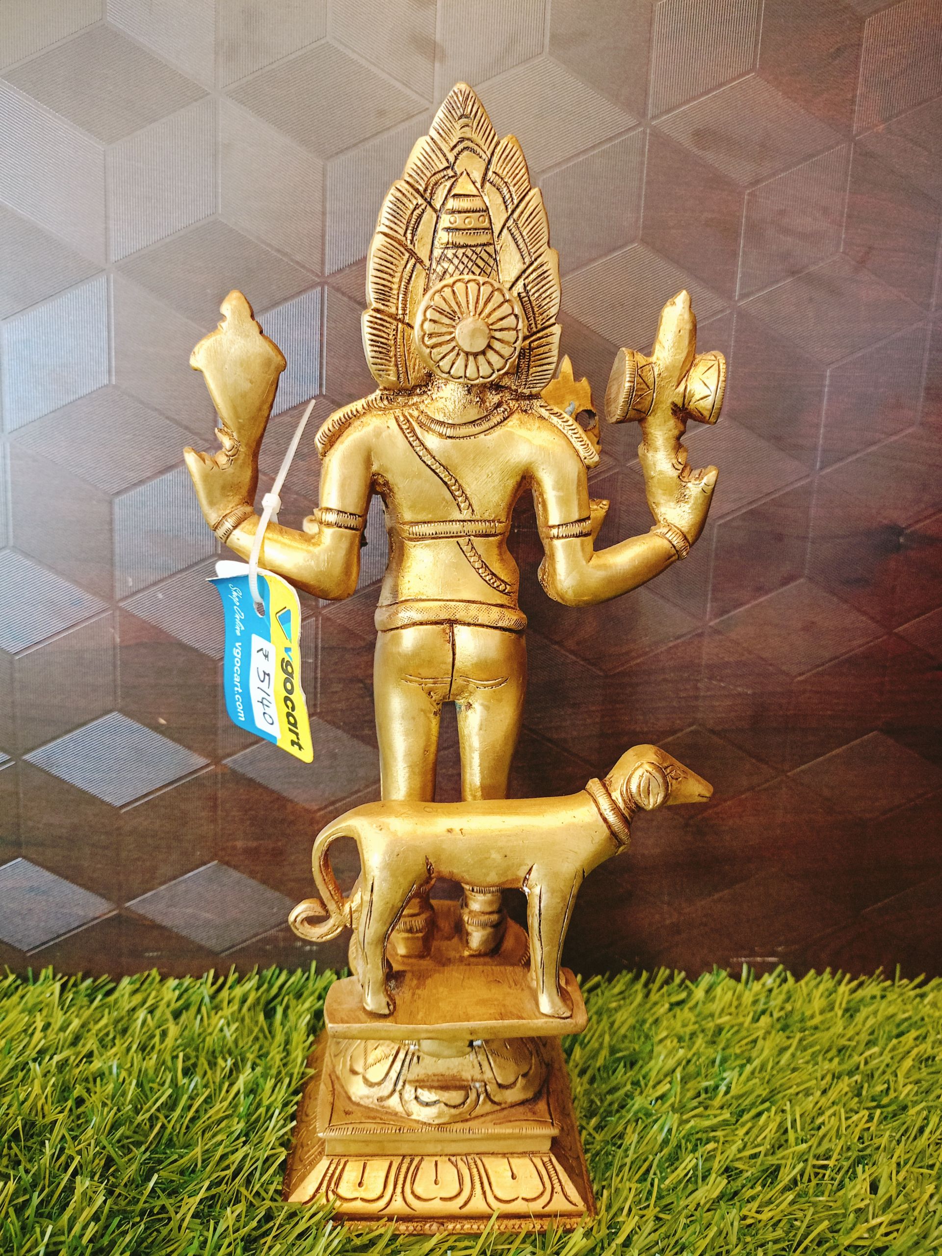 Kala bhairava Brass Statue For Home Pooja 11″