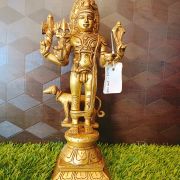 Kala bhairava Brass Statue For Home Pooja 11″