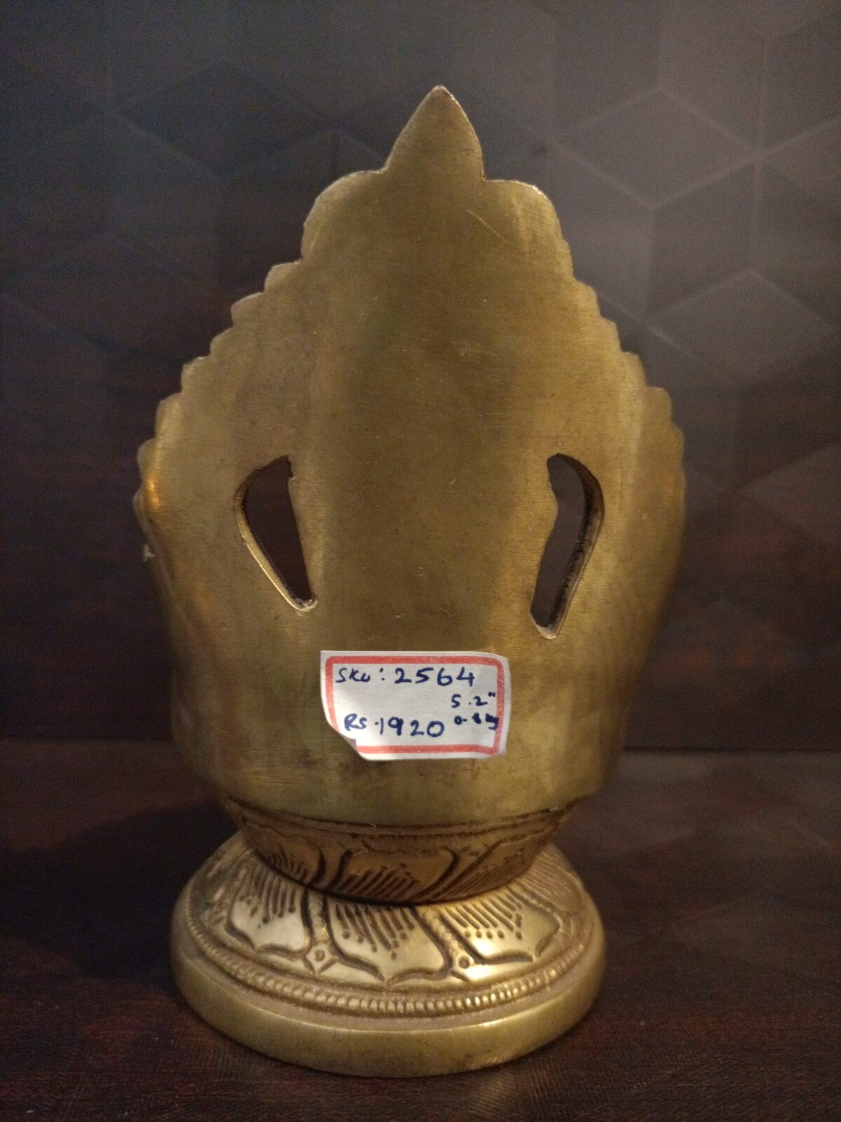 buy brass handcrafted ganesha vilaku online india 4 scaled